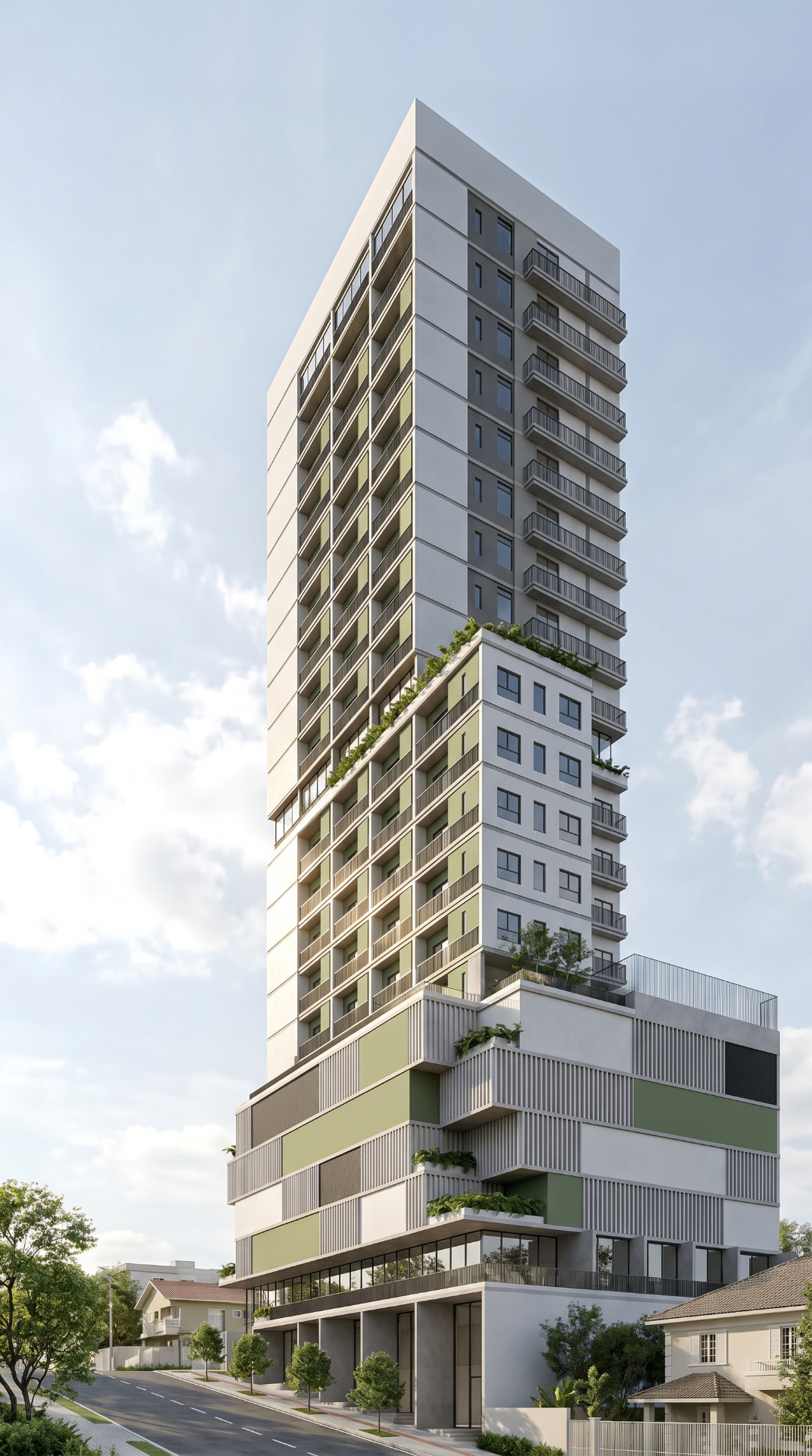 Fachada do AURUM Alto Living